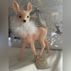 Ino Schaller Bayern Glittering Pink Deer with White Collar